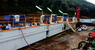 西安鉆井廢棄物處理系統(tǒng)現(xiàn)場(chǎng)