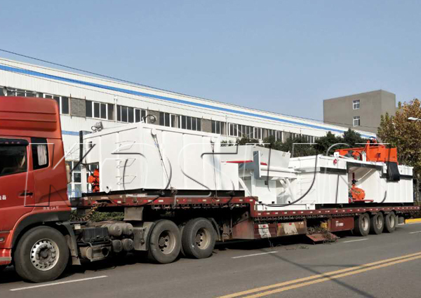 科迅油田落地油泥處理系統(tǒng)銷往國內(nèi)某油田